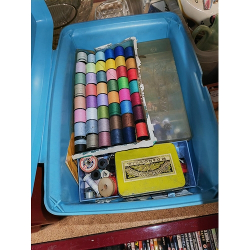 207 - Box Of Sewing Accessories