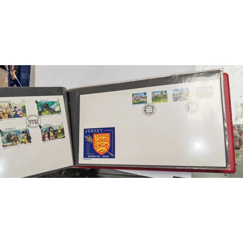 411 - Album Of 40 Jersey Fdc'S