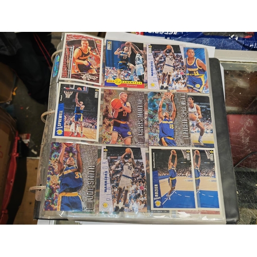 414 - 2 Folders Of Basketball Collection Trading Cards And 23 The Jordan Experience