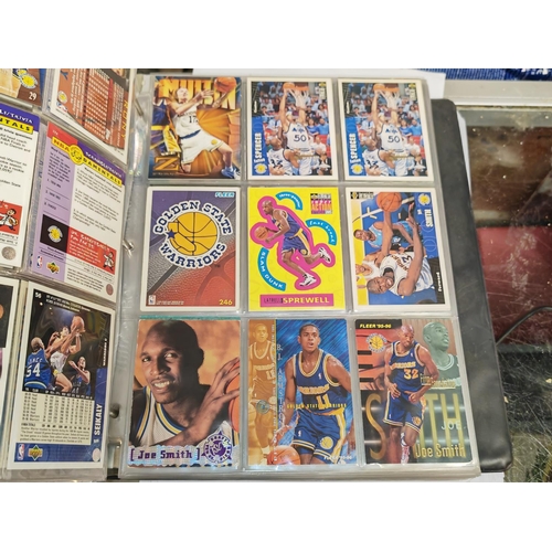 414 - 2 Folders Of Basketball Collection Trading Cards And 23 The Jordan Experience