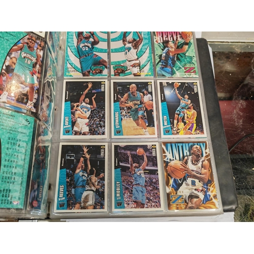 414 - 2 Folders Of Basketball Collection Trading Cards And 23 The Jordan Experience