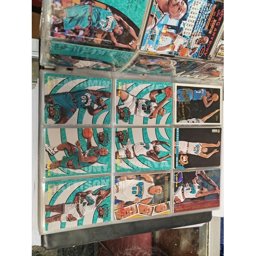 414 - 2 Folders Of Basketball Collection Trading Cards And 23 The Jordan Experience