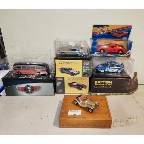 183 - 5 Boxed Diecast Vehicles Including Classic Sport Cras, Super Racer, Classic Coaches and British Tour... 