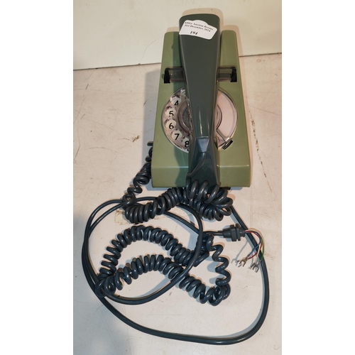 194 - Original Bt Trim Phone In Green 1960/1970