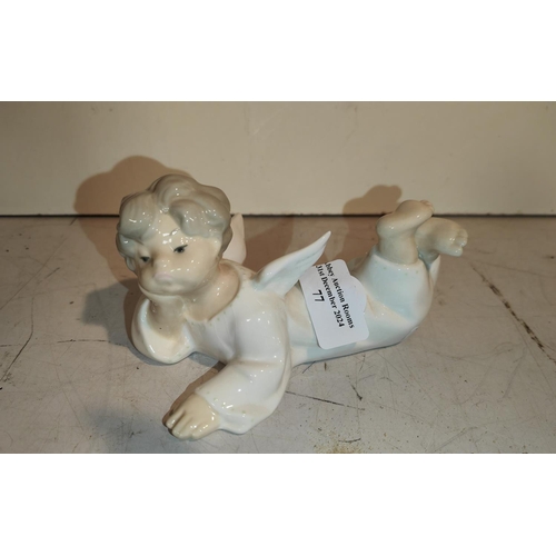 77 - Lladro Cherub Figurine