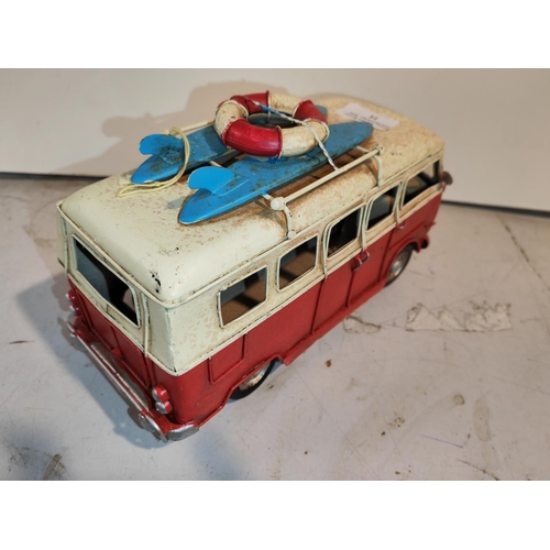 14 - Tin Plate Camper Van