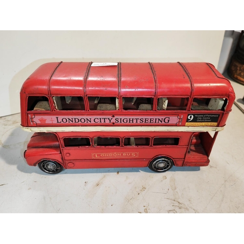 27 - Tin Plate London Routemaster Bus