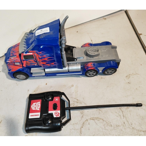 48 - Remote Controlled Optimus Prime Transformer