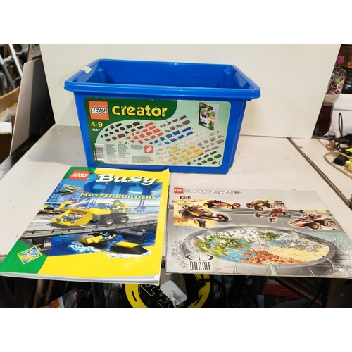 370 - Small Crate Of Lego Approx. Weight 3.6Kg Including Crate