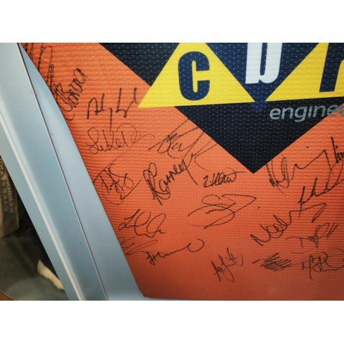 60 - Castleford Tigers Signed Rugby Shirt Framed