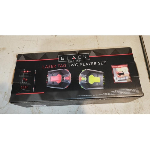 62 - Black Series Laser Tag Two Player Set Boxed