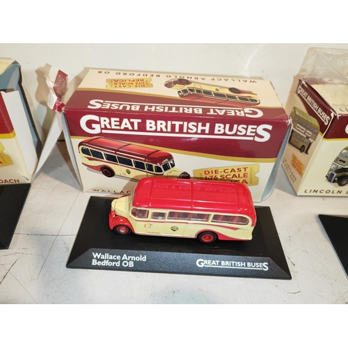 85 - 4 Atlas Great British Buses Boxed