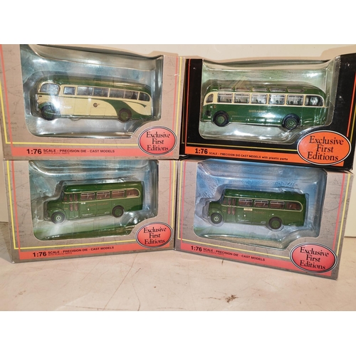 390 - 4 Boxed Efe Diecast Buses No'S 16213, 30507, 25304, 30501