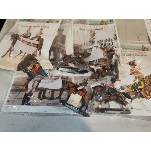 393 - 5 Del Prado Soldiers On Horse With Magazines