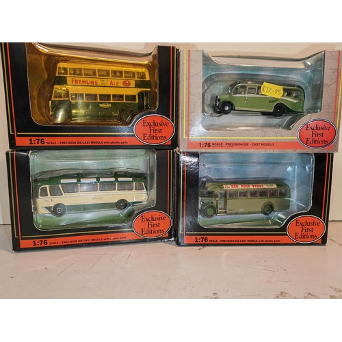 401 - 4 Boxed Efe Diecast Buses No'S 20904, 18408, 26501, 12113