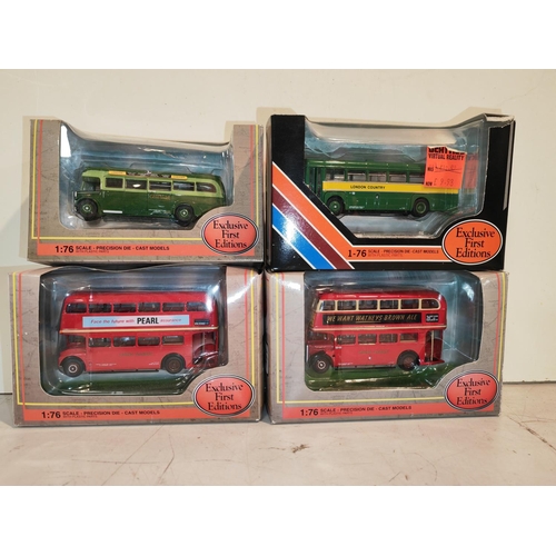 402 - 4 Boxed Efe Diecast Buses No'S 23202, 16406A, 29902, 34101