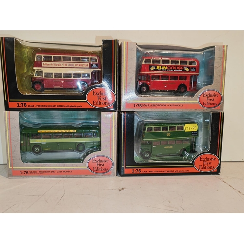 403 - 4 Boxed Efe Diecast Buses No'S 22802, 27802, 26202, 23316