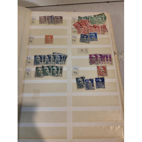 140 - Album With French Duplicated Collection Of Stamps