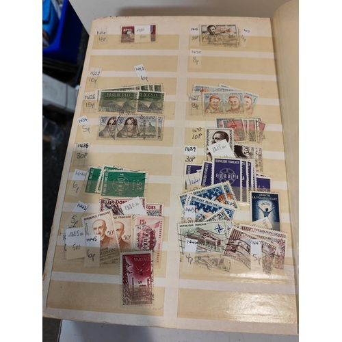 140 - Album With French Duplicated Collection Of Stamps