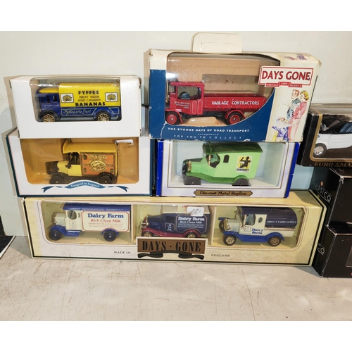 174 - Crate Of 12 Boxed Mixed Diecast Cars Including Days Gone By And Oxford Diecast