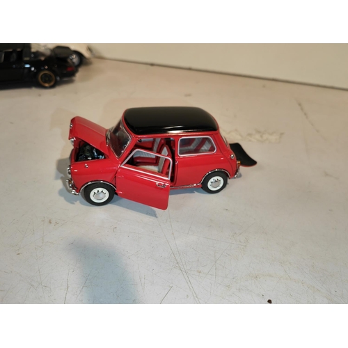 188 - 3 Franklin Mint Diecast Vehicles Including 1967 Volkswagen Beetle, 1988 Porsche 911, 1962 Morris Min... 