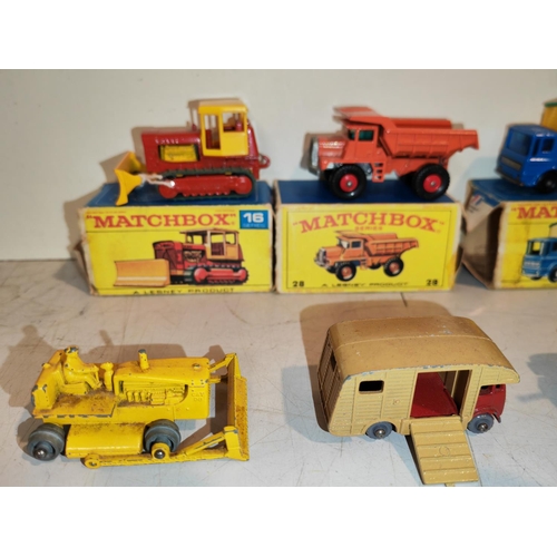 192 - 6 Matchbox Diecast Cars 3 Boxed Plus 2 Dinky Diecast Cars