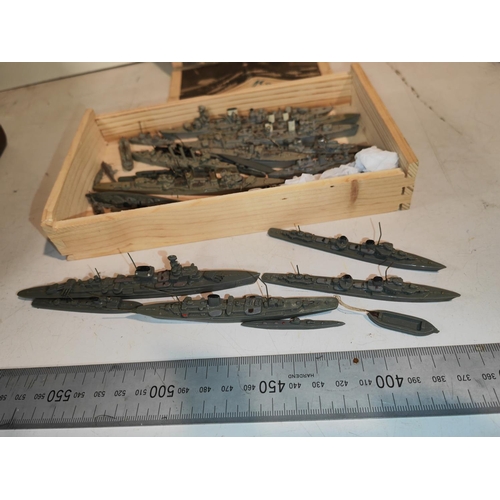 198 - Collection Of Early German Wiking Metal And Plastic Ships