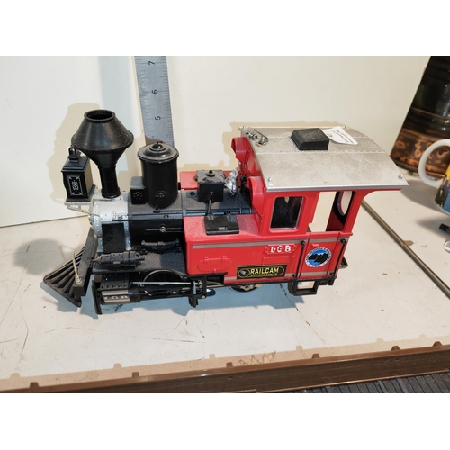 226 - Lgb Loco With 2 Flat Trucks Unboxed Fully Working