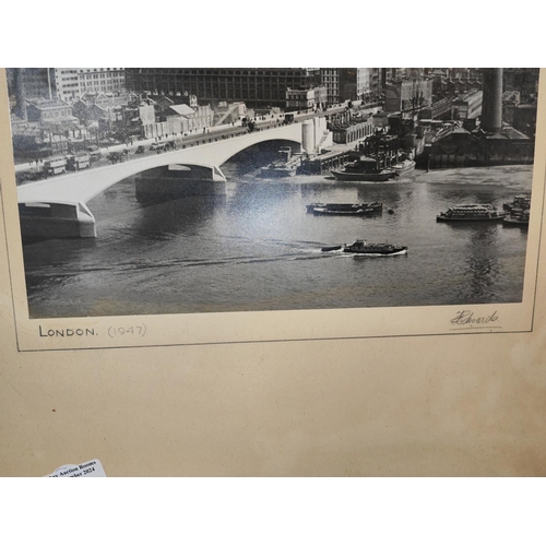 228 - 1940/50'S B/W Large Photo'S From Thames London