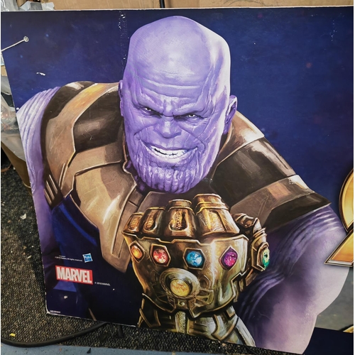 233 - Large Cardboard Avengers Infinity War Sign