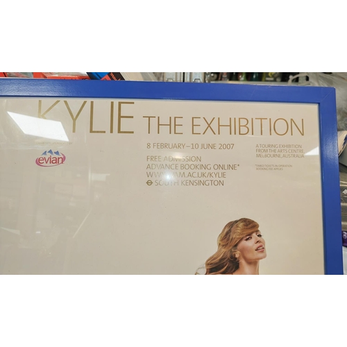 245 - Framed Kylie Exhibition Poster 2007