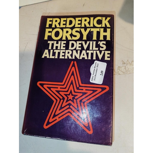 249 - 1St Edition Frederick Forsyth The Devil'S Alternative Book