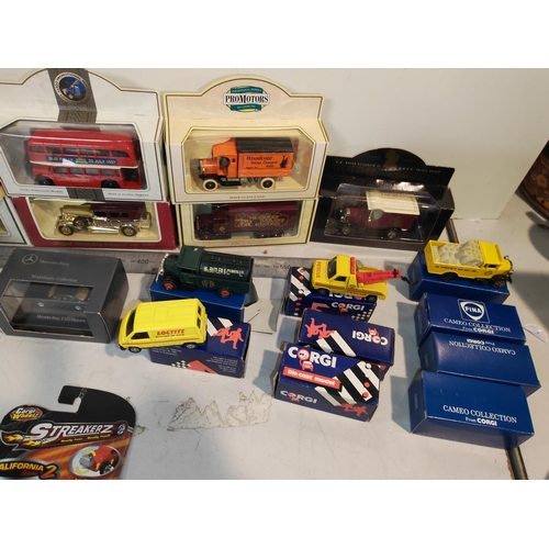 257 - Crate Of Diecast Cars And Plastic Cars Including Days Gone By, Golden Wedding And Cameo Collection