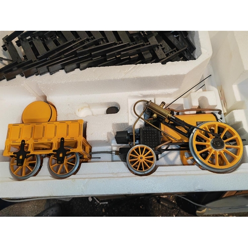 266 - Hornby Railways Stephenson'S Rocket Live Steam Train Set Boxed