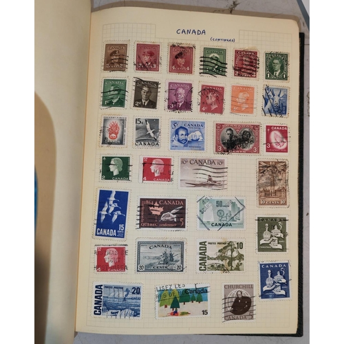 270 - Vintage Stamp Collection In Green Album