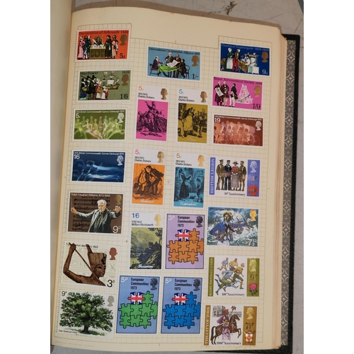 270 - Vintage Stamp Collection In Green Album