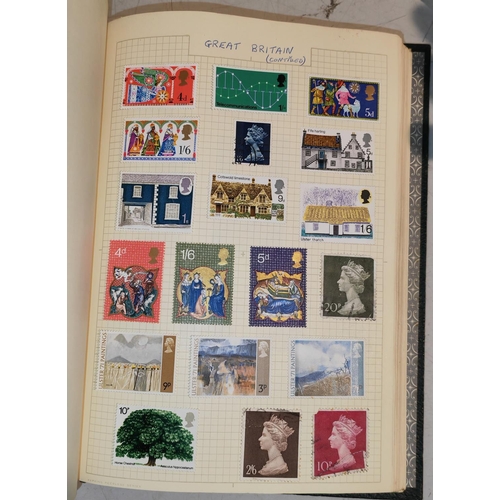 270 - Vintage Stamp Collection In Green Album