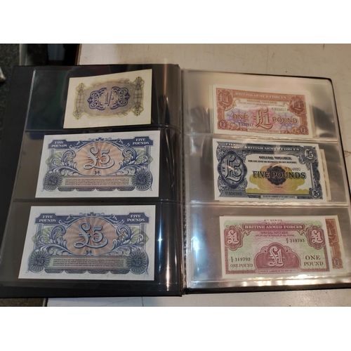 281 - Collection Vintage Military Bank Notes