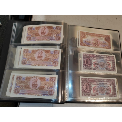 281 - Collection Vintage Military Bank Notes