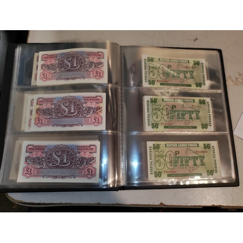 281 - Collection Vintage Military Bank Notes