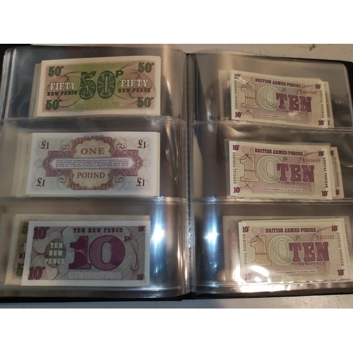 281 - Collection Vintage Military Bank Notes