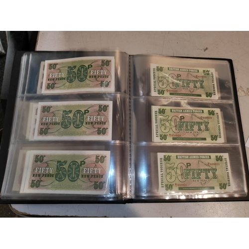 281 - Collection Vintage Military Bank Notes