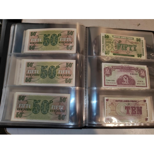 281 - Collection Vintage Military Bank Notes