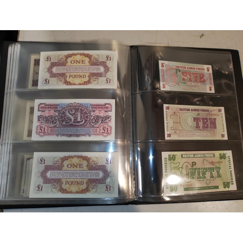 281 - Collection Vintage Military Bank Notes