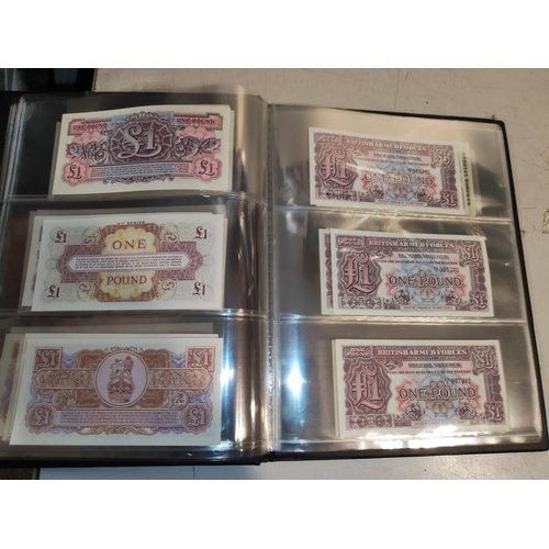 281 - Collection Vintage Military Bank Notes