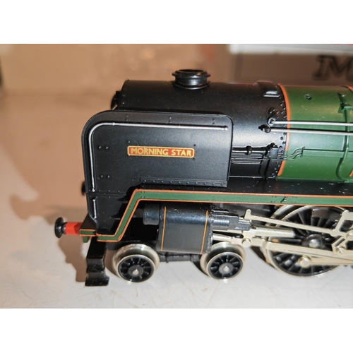 335 - Hornby Morning Star Locomotive With Tender No 70021