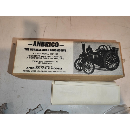 345 - Anbrico The Burrell Road Locomotive Cast Metal Oo Kit In Box Complete