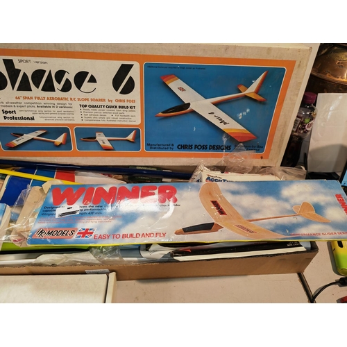 381 - Box Of Model Airplane Accessories