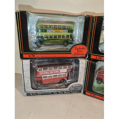 394 - 4 Boxed Efe Diecast Buses No'S 27209, 24319, 27811A, 26803