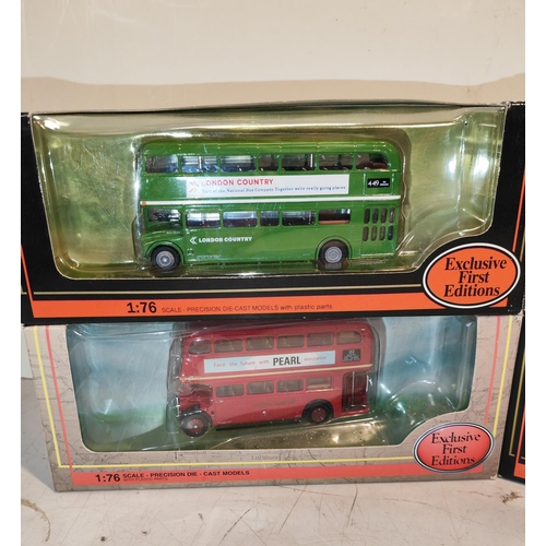 397 - 4 Boxed Efe Diecast Buses No'S 30303, 25207, 25602, 15635B